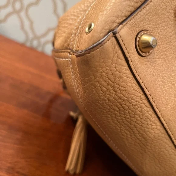 Coach Hampton Braided Pebbled Leather Bag - Picture 11 of 15